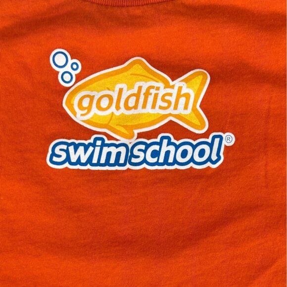 Rabbit Skins Goldfish Swim School Kids Tshirt Kids Size 4 Orange - Picture 3 of 5